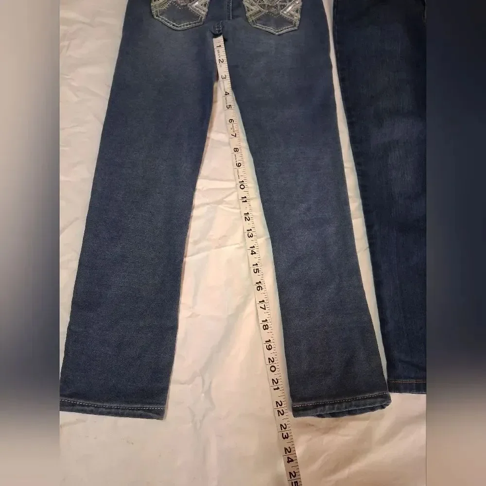 Lot Of 3 Girls Jeans Arizona Jeans Co Place Super Skinny Celebrity Pink